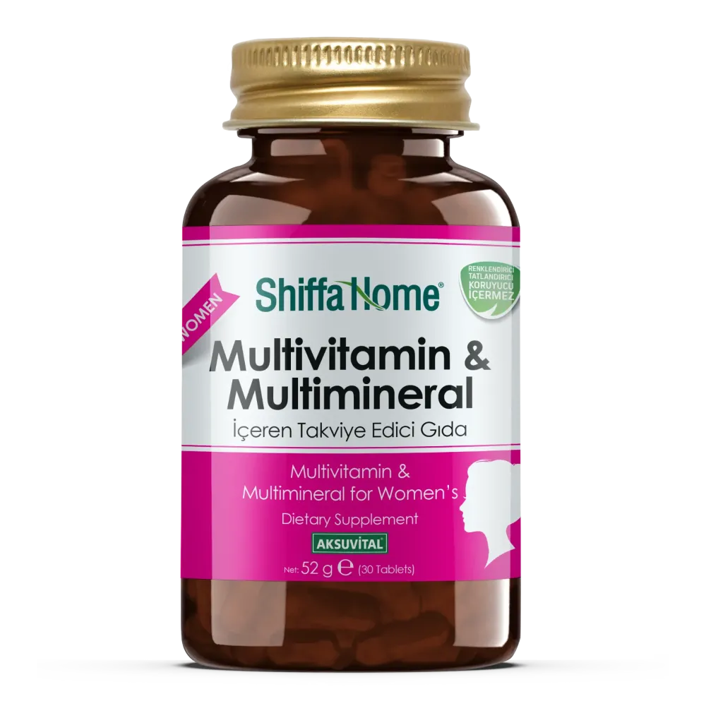 MULTİVİTAMİN & MULTİMİNERAL - KADIN - 1760 MG X 30 TABLET