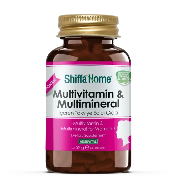 MULTİVİTAMİN & MULTİMİNERAL - KADIN - 1760 MG X 30 TABLET
