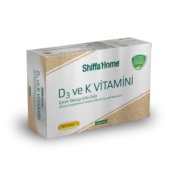 D3 ve K2 Vitamini 1340 mg Softjel
